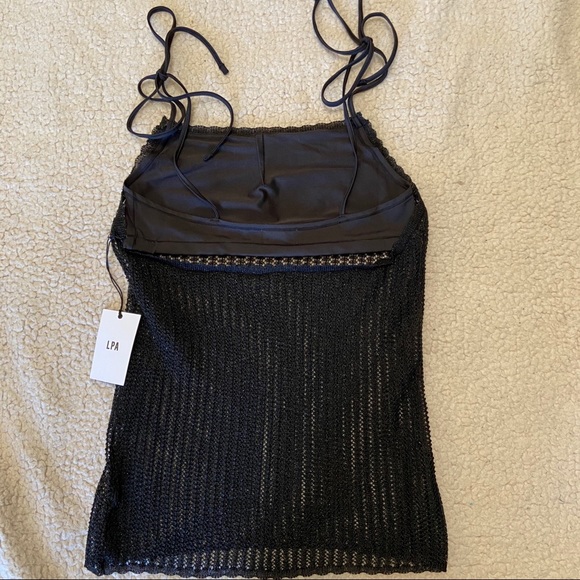 NWT LPA x Revolve Open Knit Tank, S - Picture 6 of 8